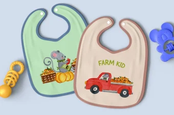 baby bid - 2 designs- mice fall collection